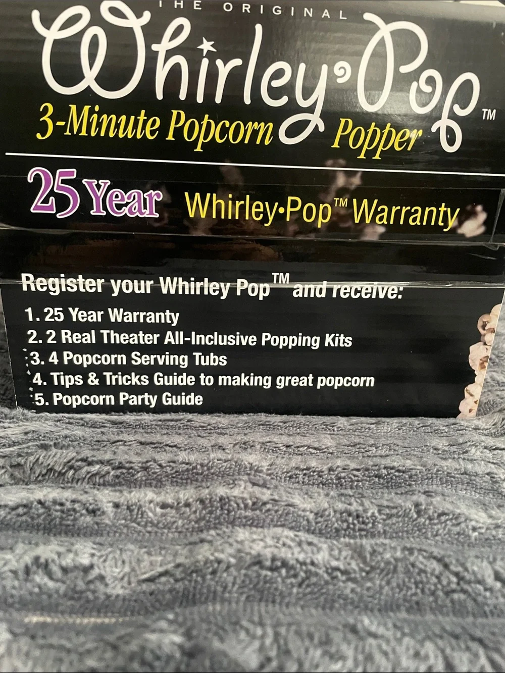 3-Minute Popcorn Popper in Silver and Brown - Picture 4 of 9
